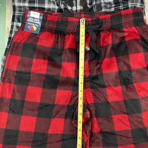 Men’s Fruit of The Loom Comfy Cozy Lounge Fleece Pajama Pants 2-Pack Size M - Picture 4 of 16